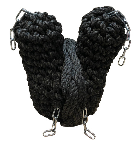 Bow rope fender - staple, black